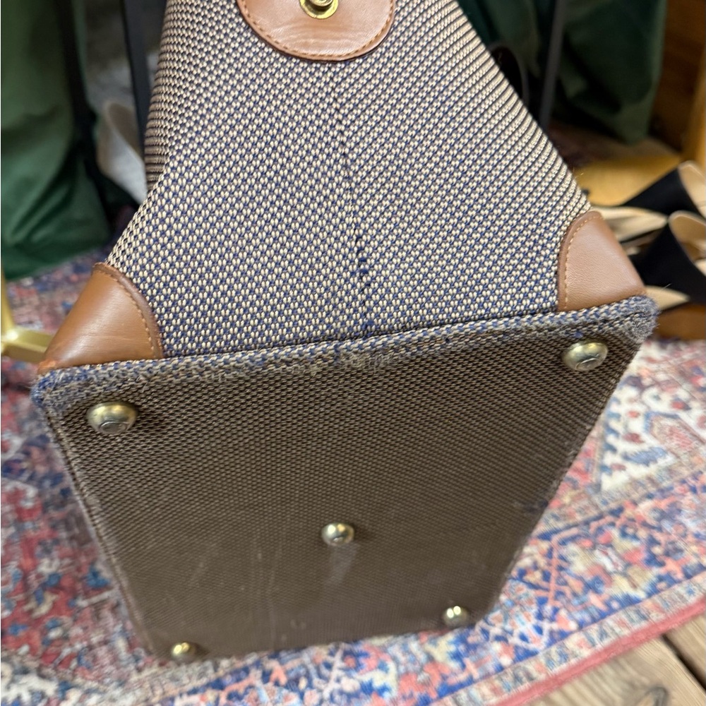 Vintage Brown and Tan Men's Travel Bag - Picture 10 of 10
